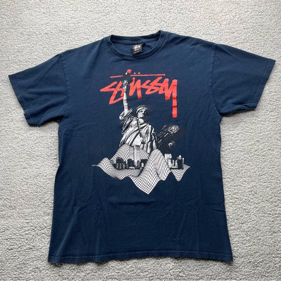Stussy Other - Stussy Liberty City T-shirt Navy Size M